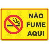 Não fume aqui